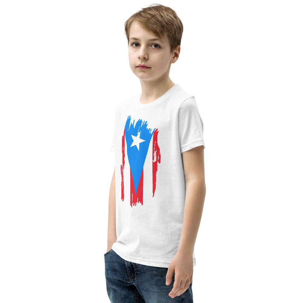 PR FLAG- Youth Short Sleeve T-Shirt (unisex)