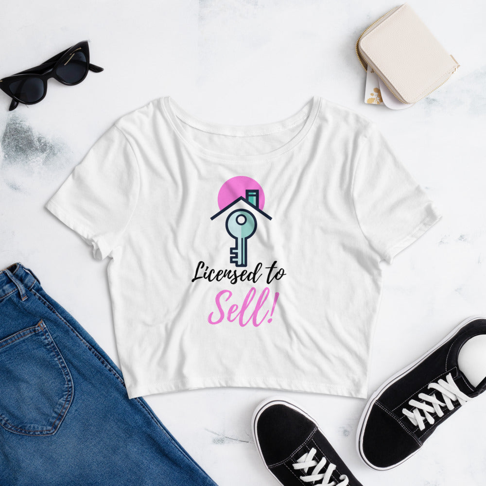 Women’s Crop Tee- Licensed to sell