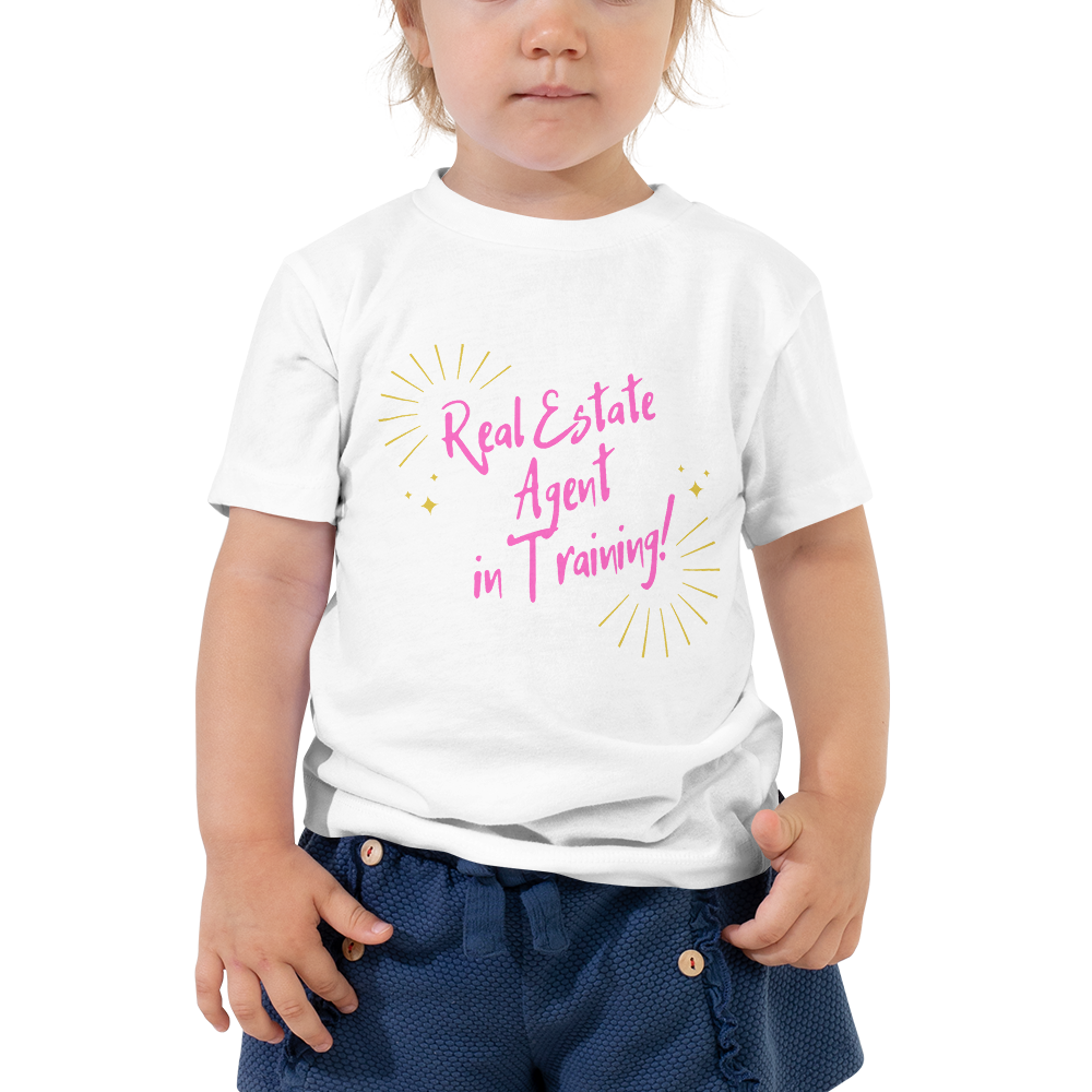 Real Estate Agent in Training Toddler Short Sleeve Tee