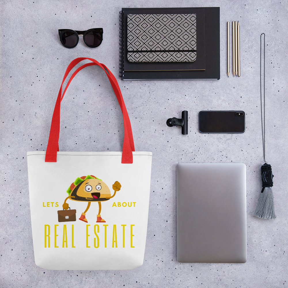 Lets Taco About Real Estate (Business Taco) Tote bag