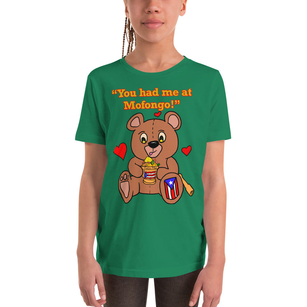 You had me at mofongo- Youth Short Sleeve T-Shirt (unisex)