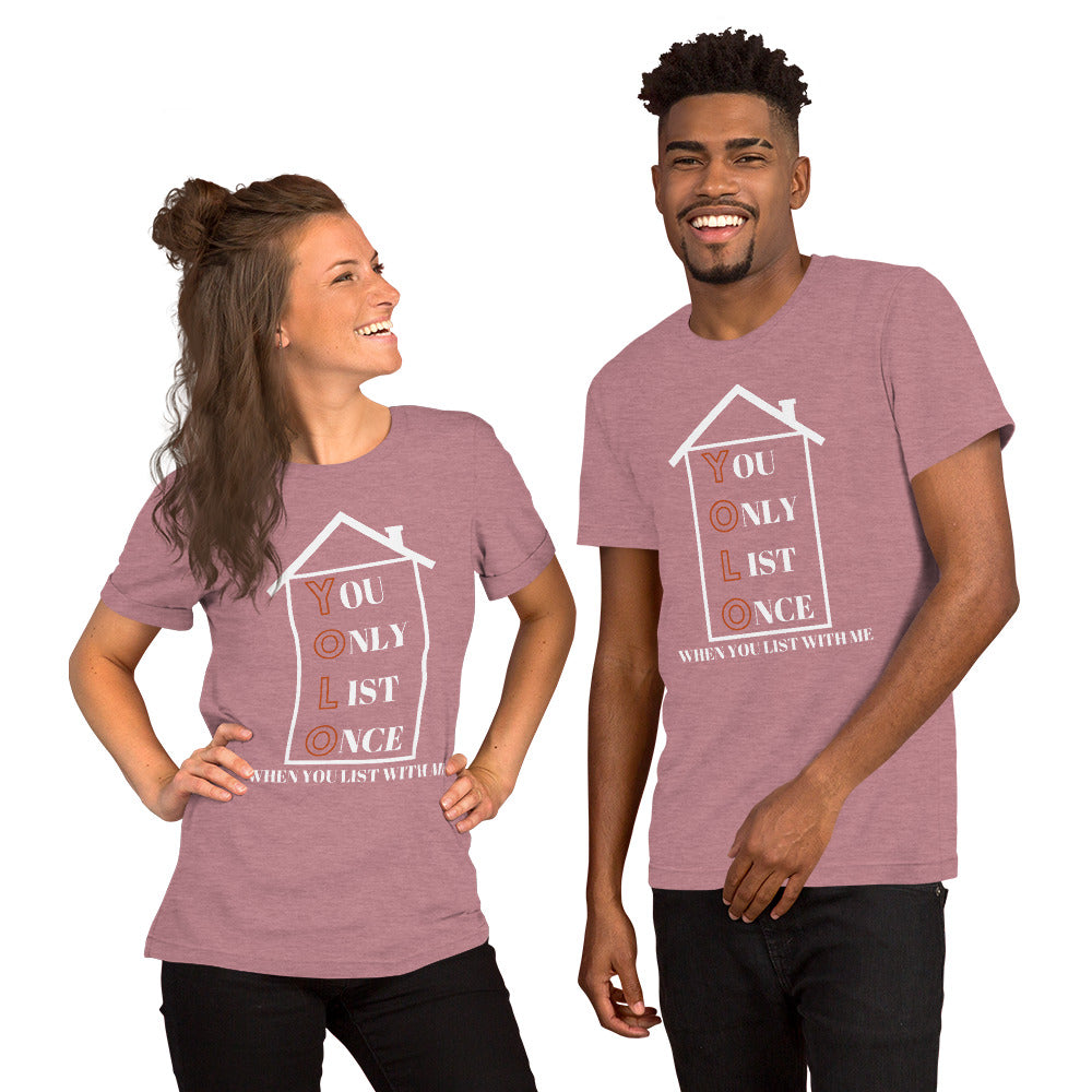 "YOLO" with me Short-Sleeve Unisex T-Shirt