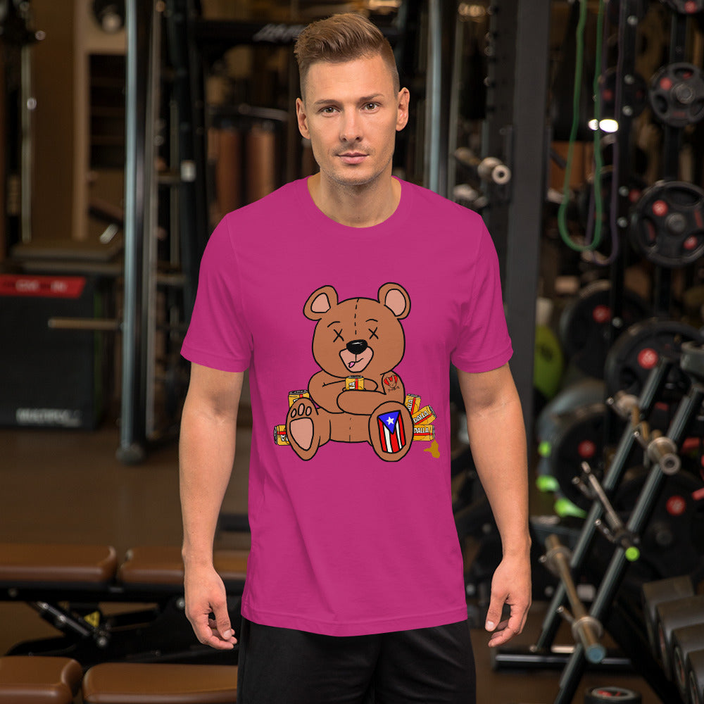 Drunk Teddy Short-Sleeve Unisex T-Shirt