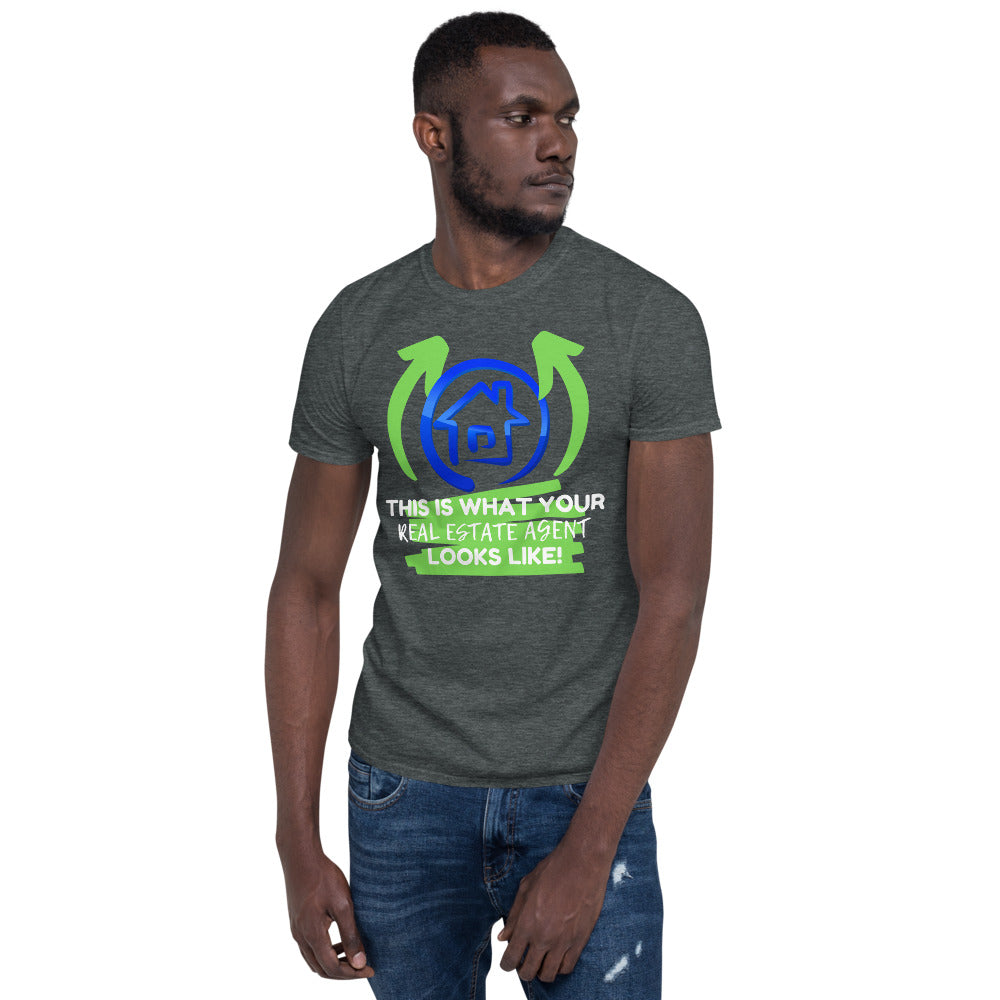 This is what your RE Agent looks like. Short-Sleeve Unisex T-Shirt