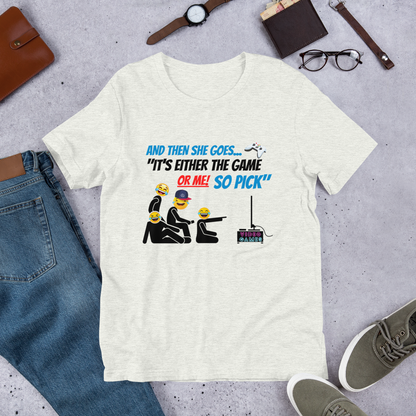 And Then She Goes... (Playstation Remote) Short-Sleeve Unisex T-Shirt