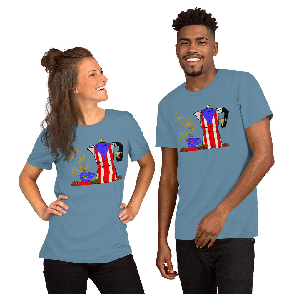 Cafe Del Bueno Short-Sleeve Unisex T-Shirt (4XL)