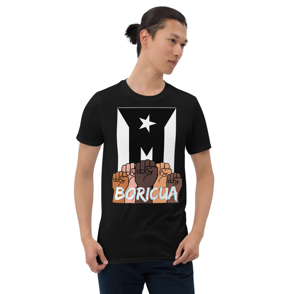 Black Boricua Resist Short-Sleeve Unisex T-Shirt