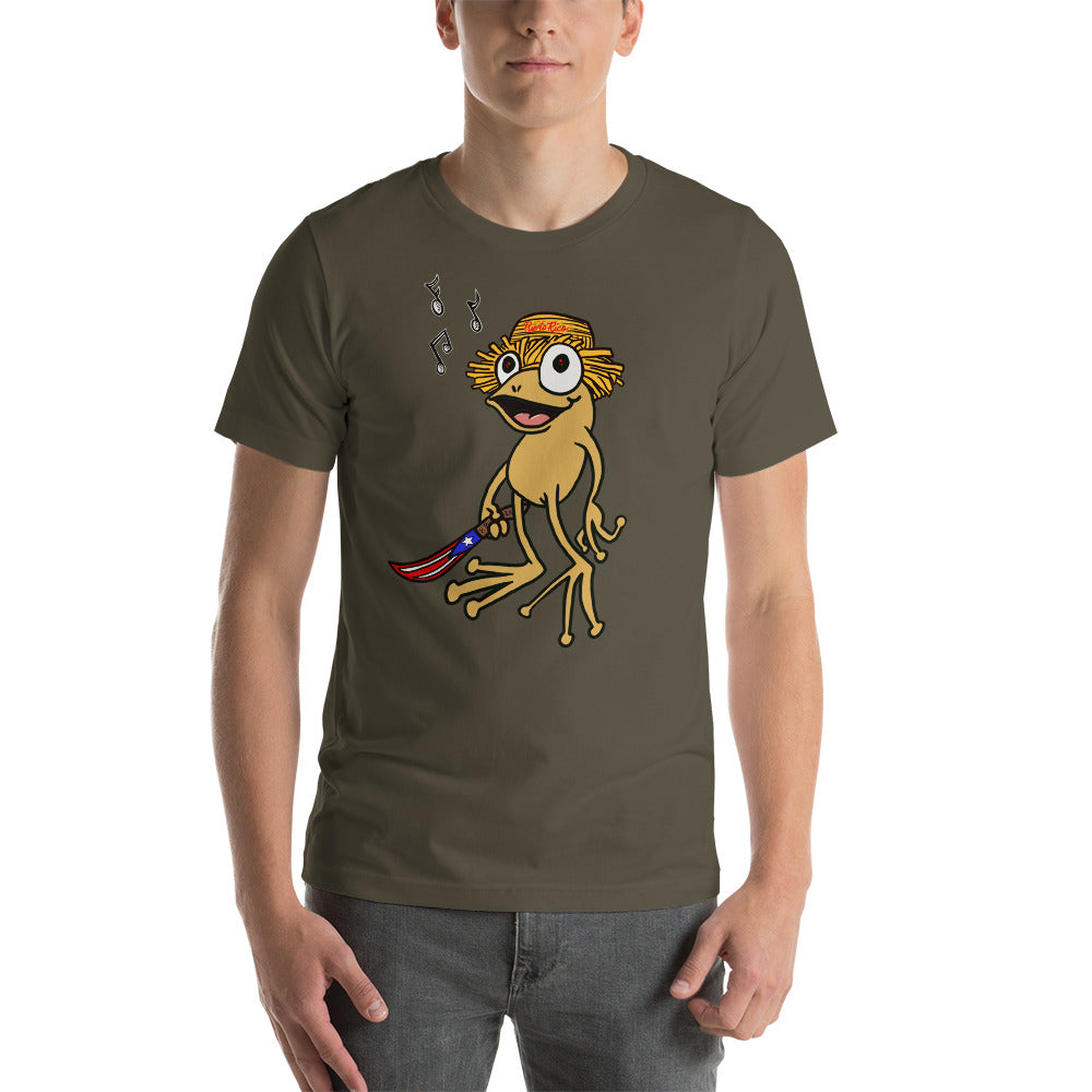 Coqui with PR Machete- Short-Sleeve Unisex T-Shirt