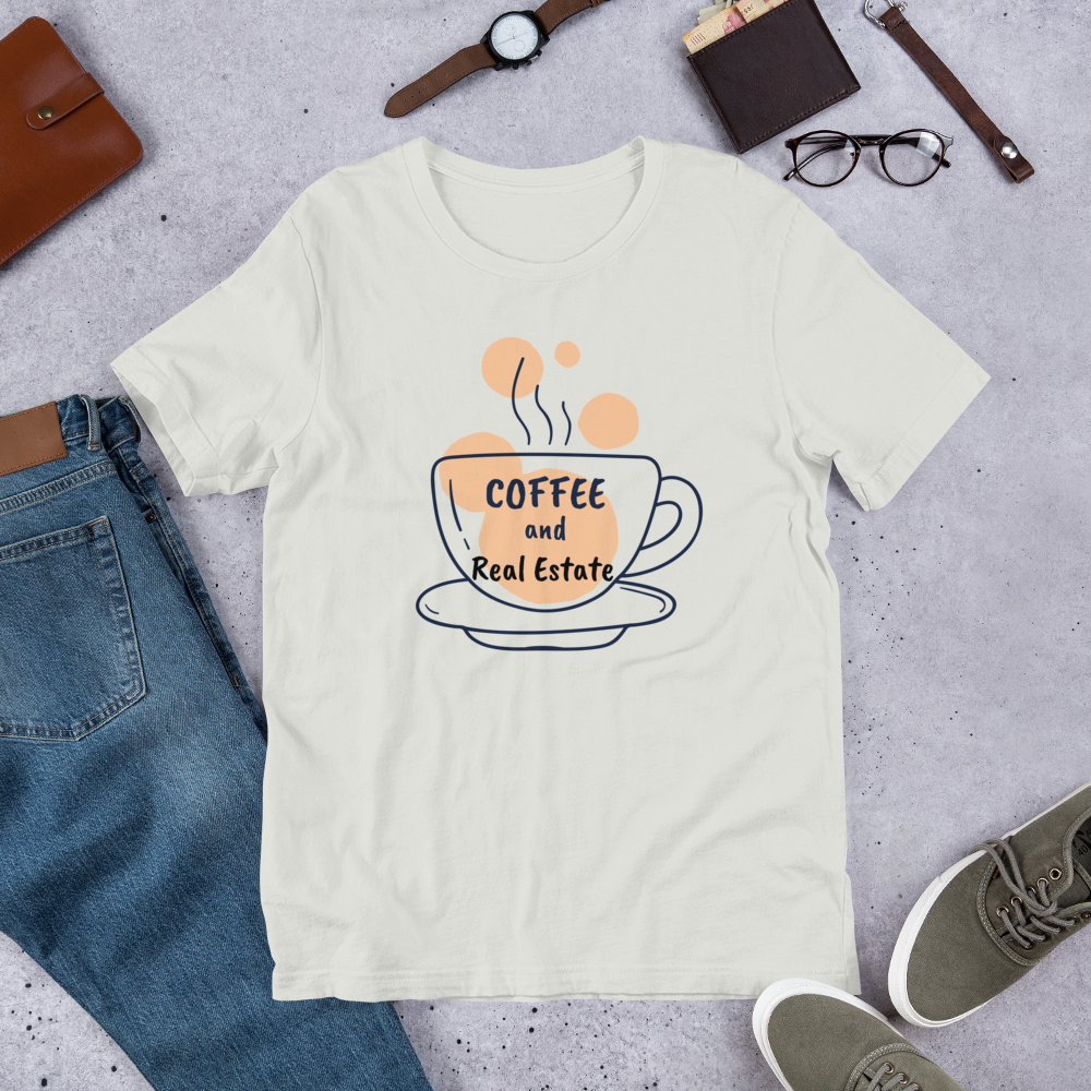 Coffee and Real Estate  Short-Sleeve Unisex T-Shirt