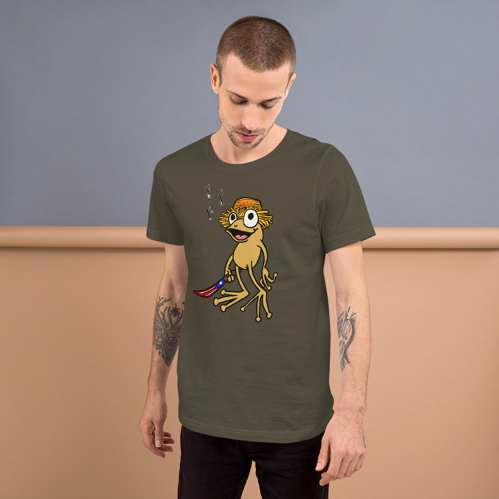 Coqui with PR Machete- Short-Sleeve Unisex T-Shirt