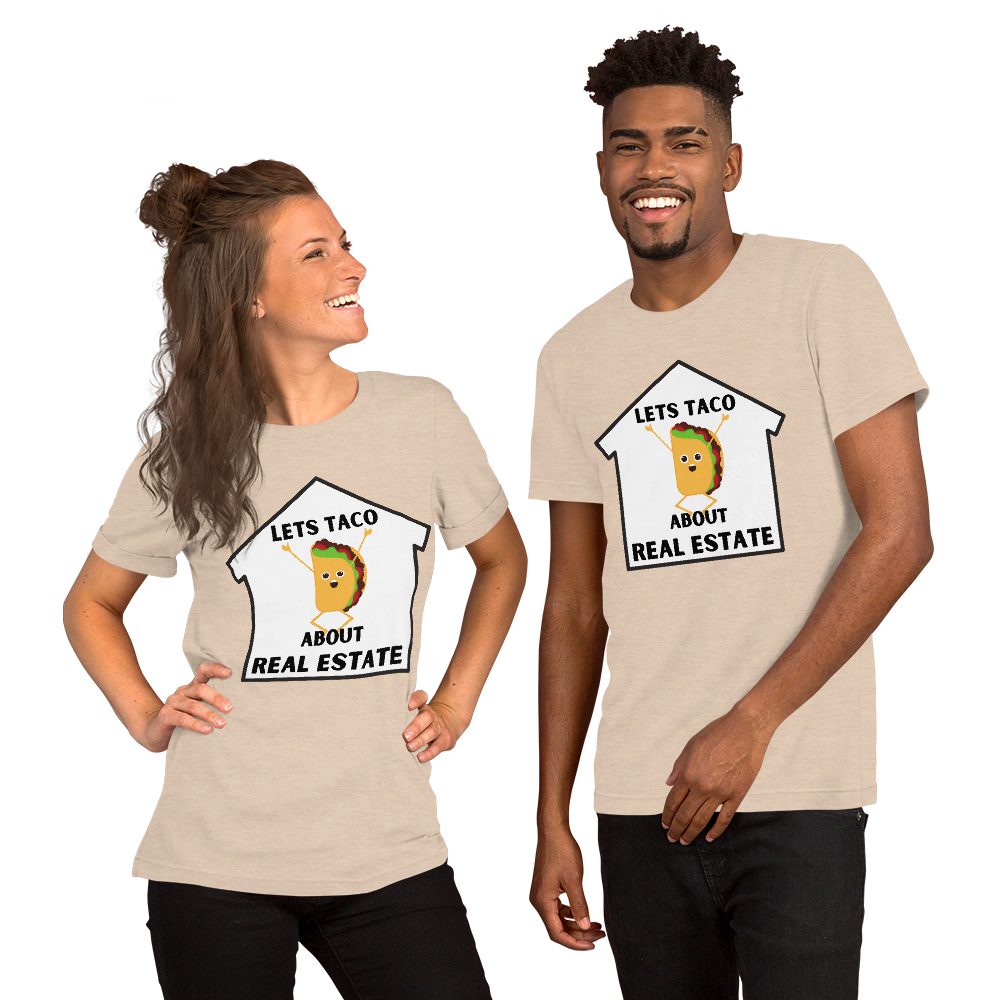 "Lets TACO about Real Estate" Short-Sleeve Unisex T-Shirt