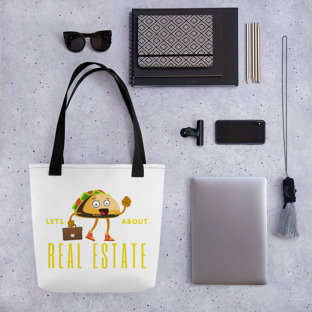 Lets Taco About Real Estate (Business Taco) Tote bag