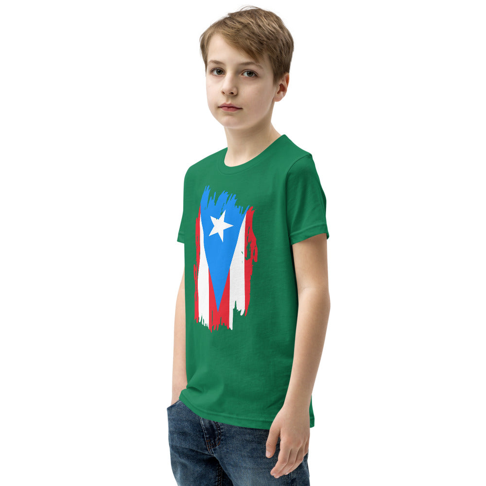 PR FLAG- Youth Short Sleeve T-Shirt (unisex)