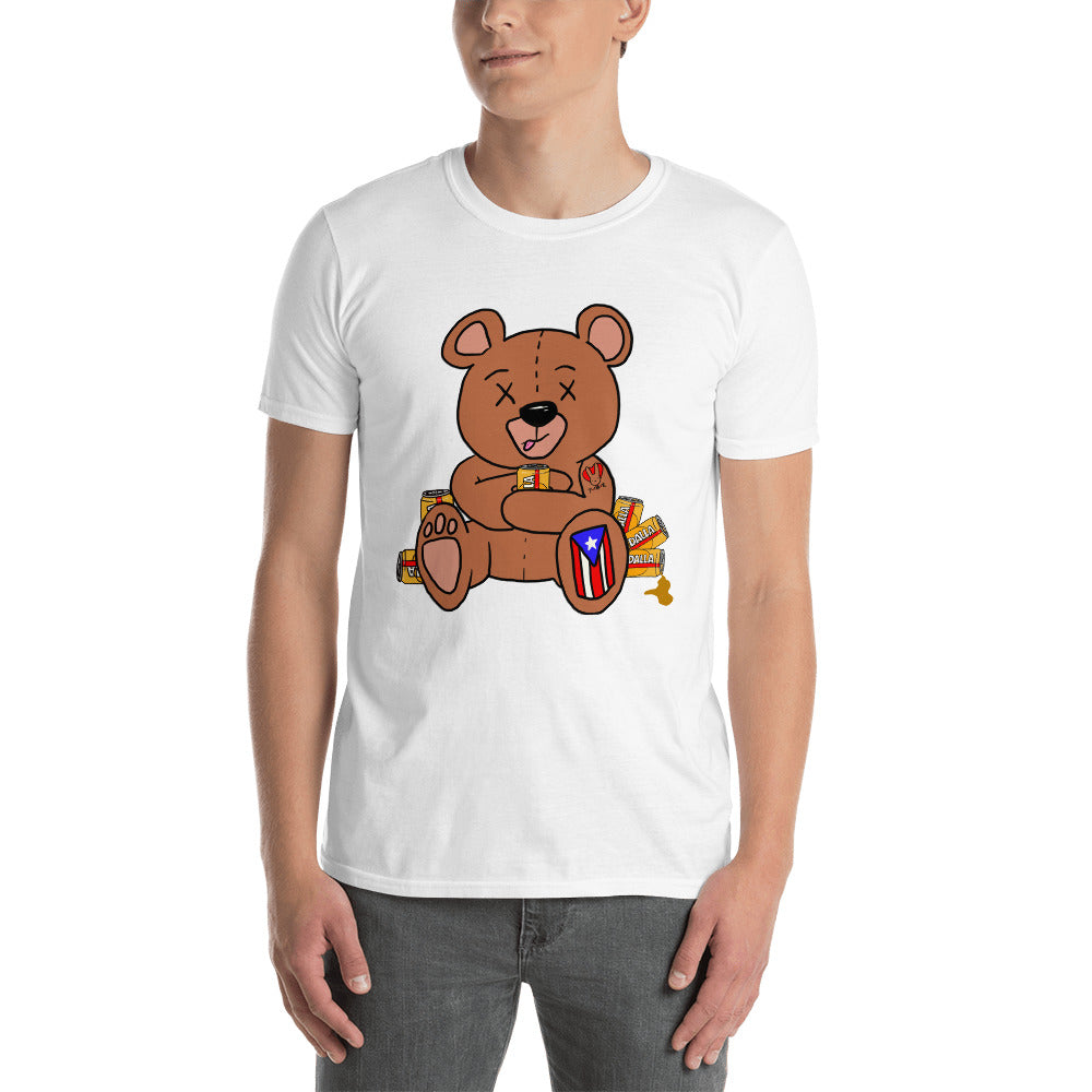 Drunk Teddy Short-Sleeve Unisex T-Shirt