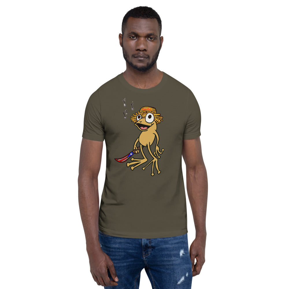 Coqui with PR Machete- Short-Sleeve Unisex T-Shirt