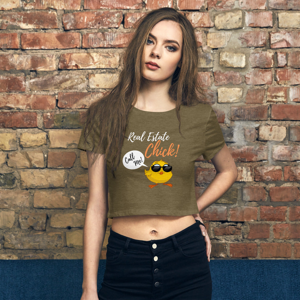 RE chick- Women’s Crop Tee