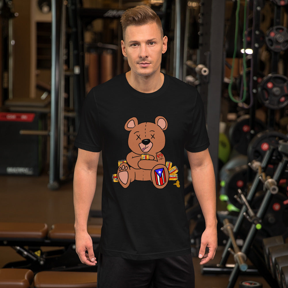 Drunk Teddy Short-Sleeve Unisex T-Shirt