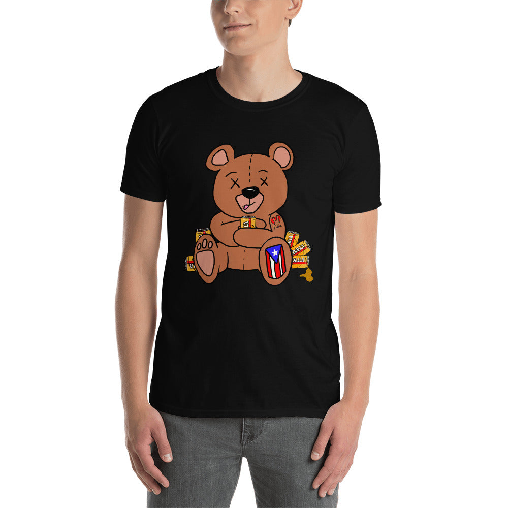 Drunk Teddy Short-Sleeve Unisex T-Shirt