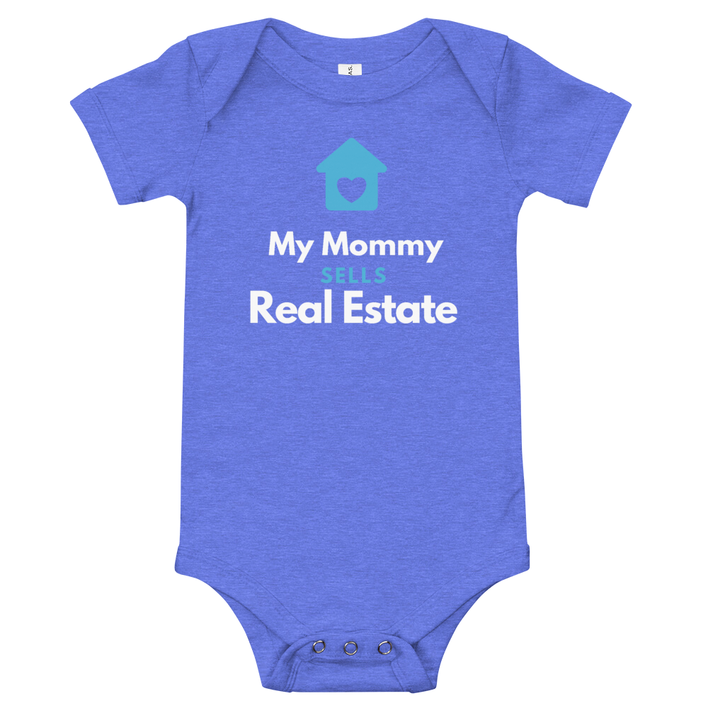 My mommy sells real estate Baby onsie