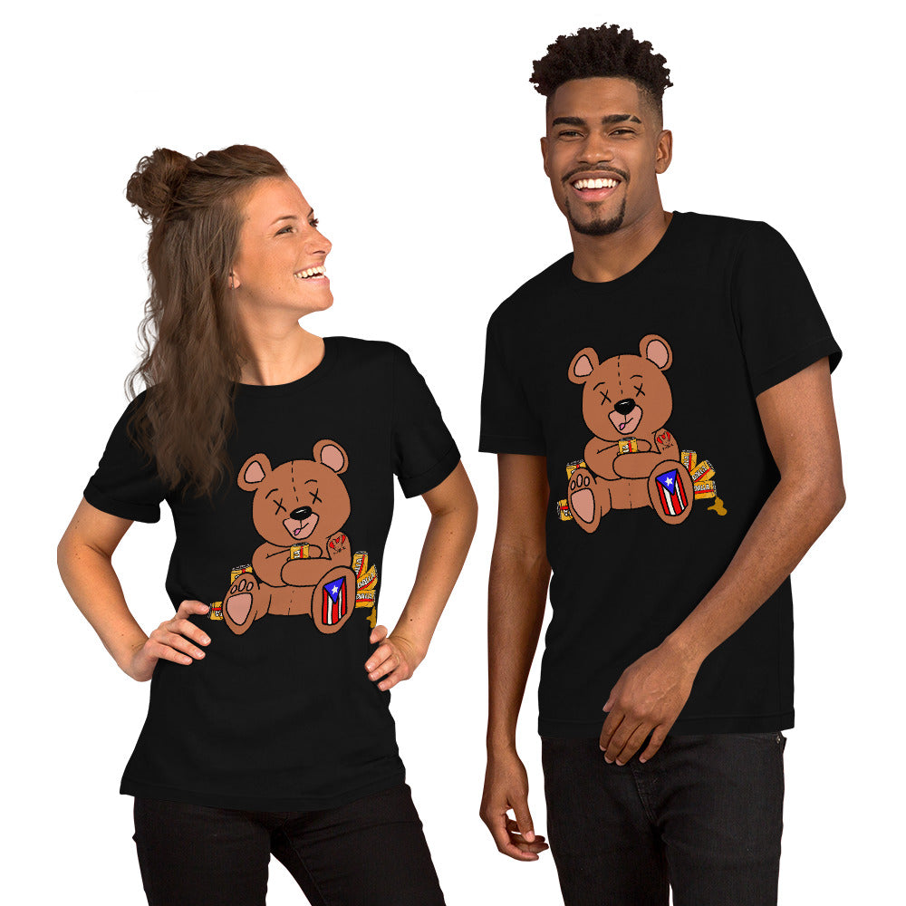 Drunk Teddy Short-Sleeve Unisex T-Shirt