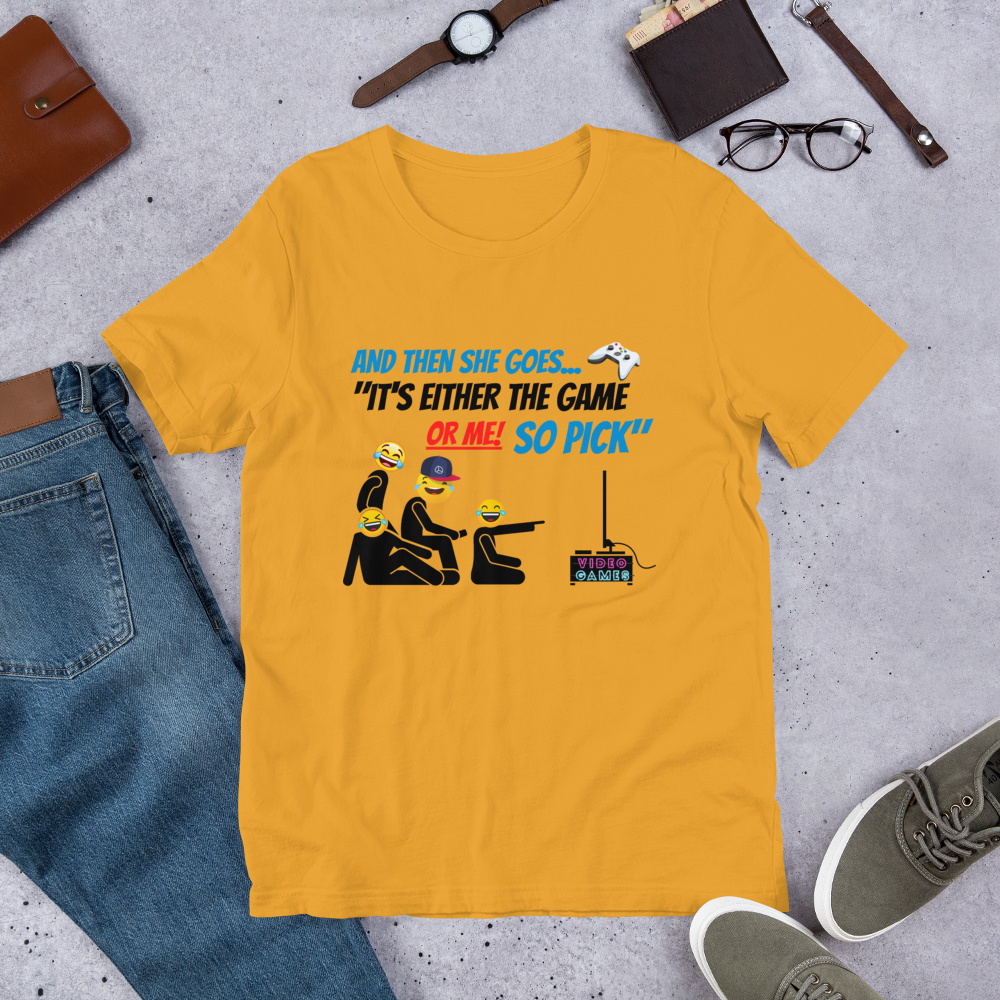 And Then She Goes... (Playstation Remote) Short-Sleeve Unisex T-Shirt
