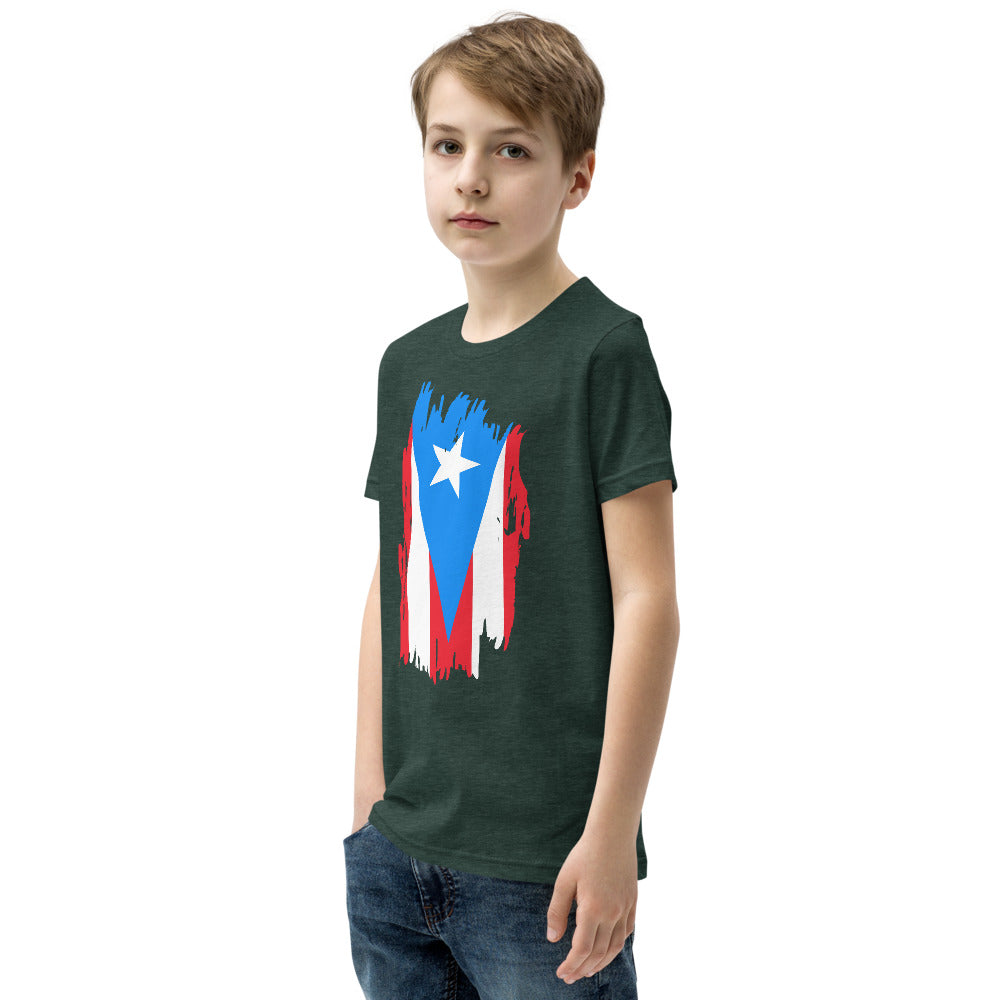 PR FLAG- Youth Short Sleeve T-Shirt (unisex)