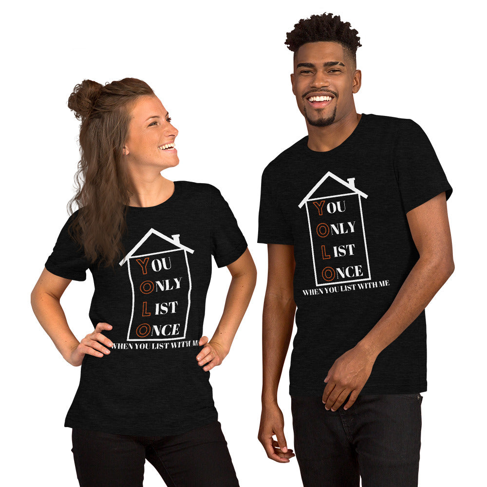 "YOLO" with me Short-Sleeve Unisex T-Shirt