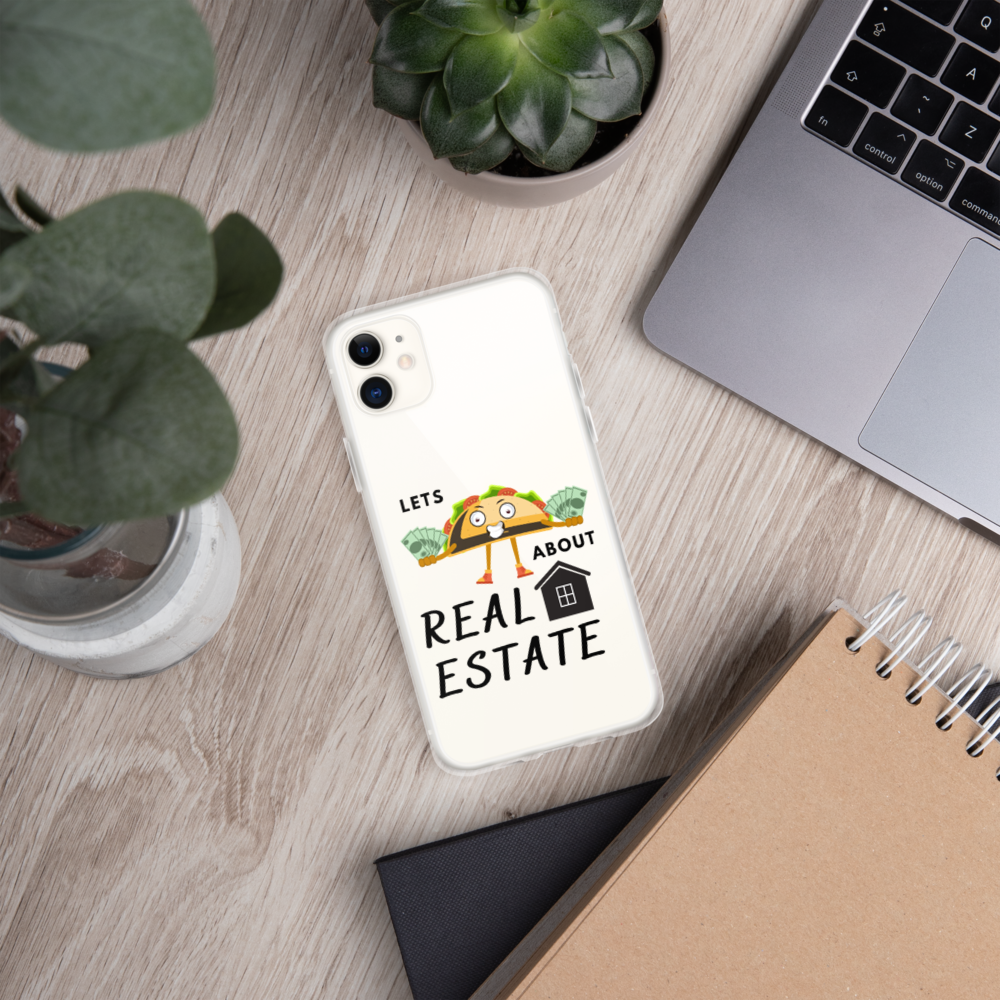 Lets Taco About Real Estate (Sombrero Taco) Iphone Case