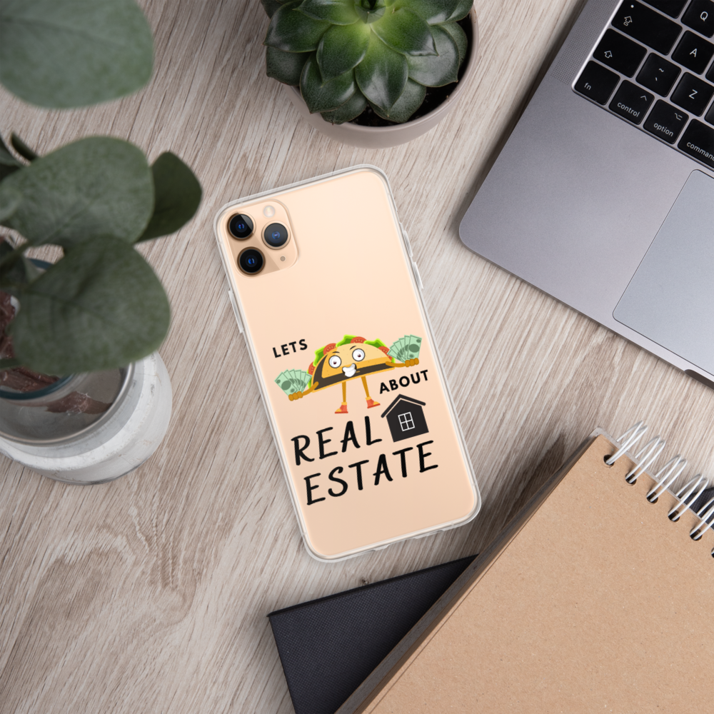 Lets Taco About Real Estate (Sombrero Taco) Iphone Case