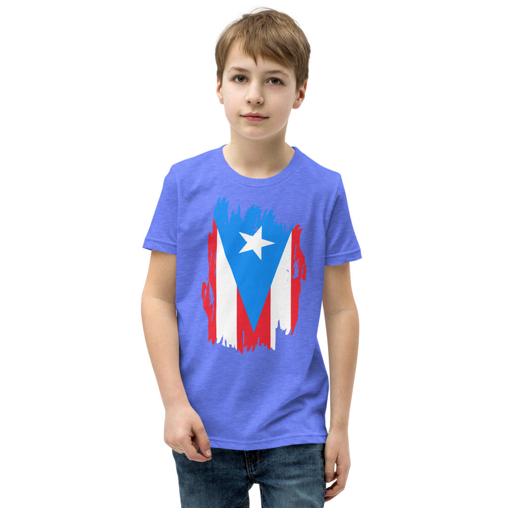 PR FLAG- Youth Short Sleeve T-Shirt (unisex)