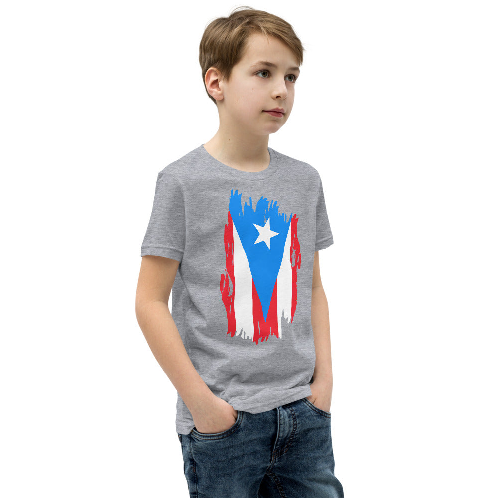 PR FLAG- Youth Short Sleeve T-Shirt (unisex)