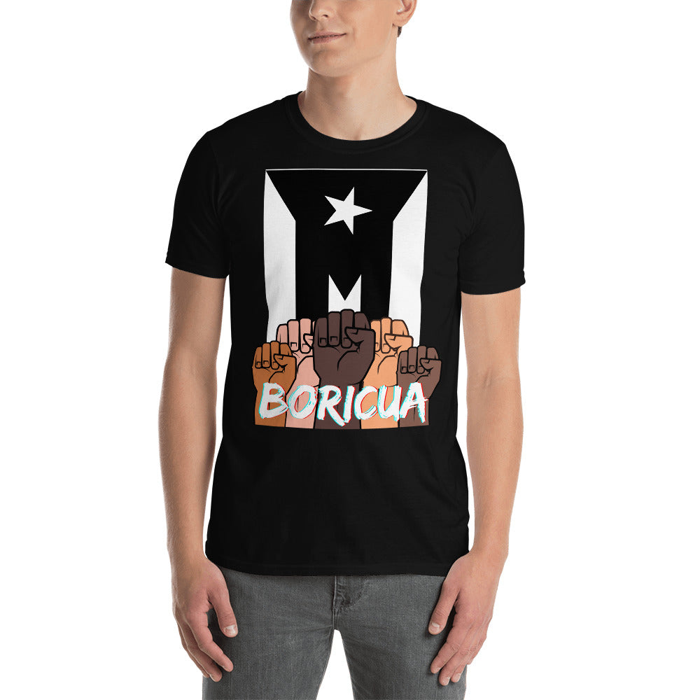 Black Boricua Resist Short-Sleeve Unisex T-Shirt