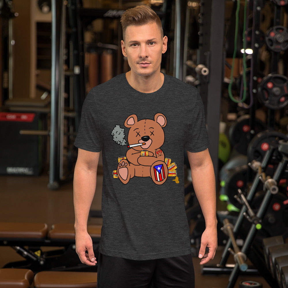 Drunk Teddy Short-Sleeve Unisex T-Shirt (4XL)