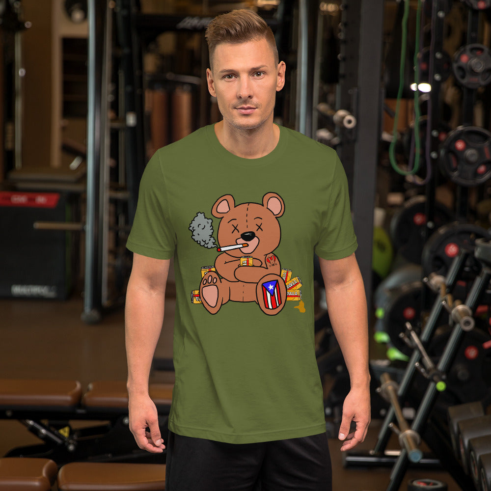 Drunk Teddy Short-Sleeve Unisex T-Shirt