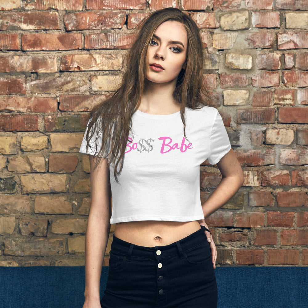 Bo$$ Babe- Women’s Crop Tee