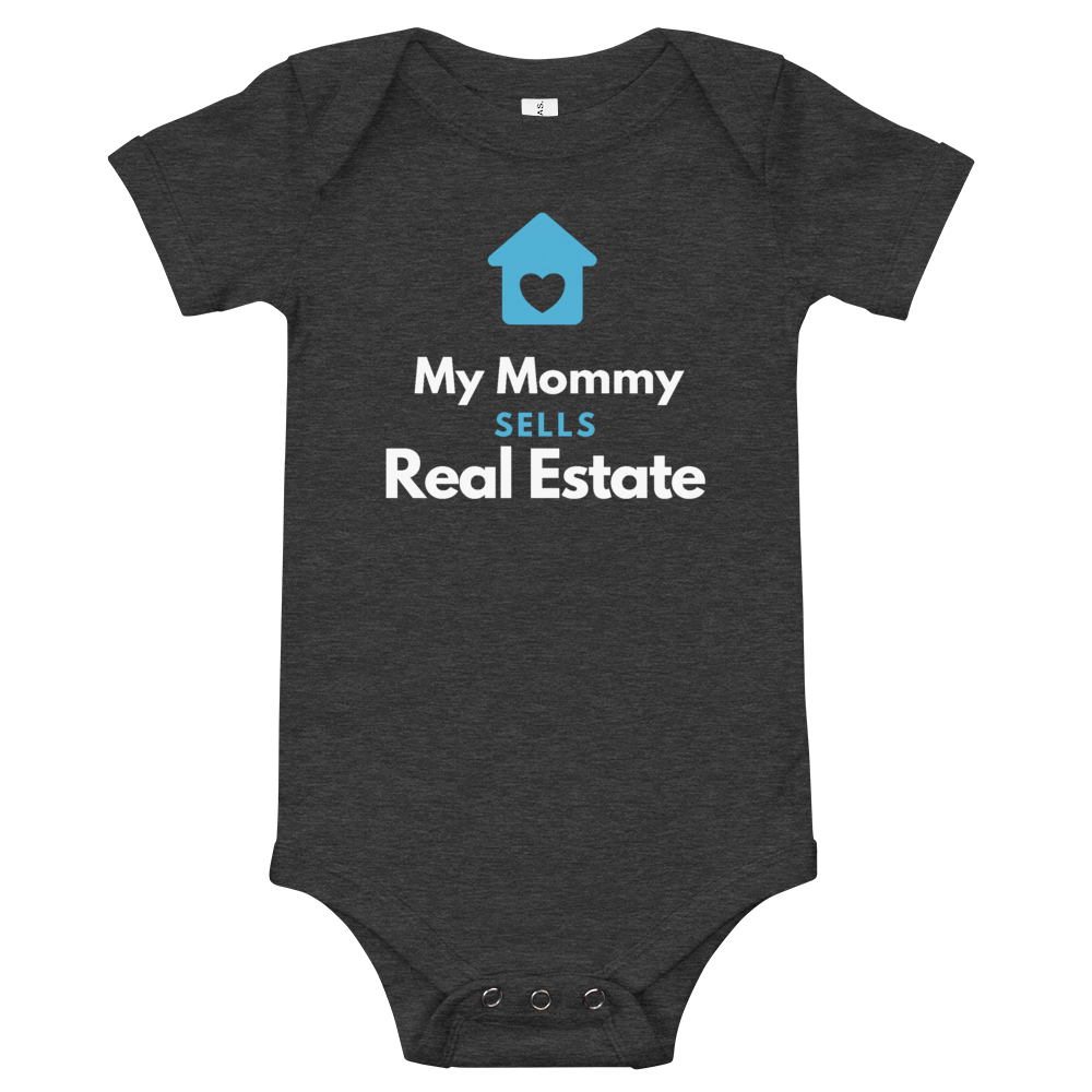 My mommy sells real estate Baby onsie