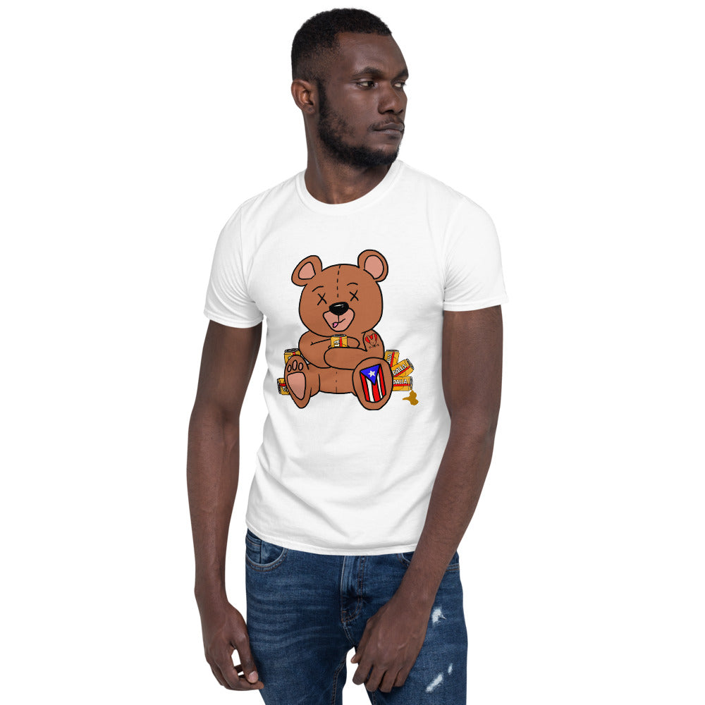 Drunk Teddy Short-Sleeve Unisex T-Shirt