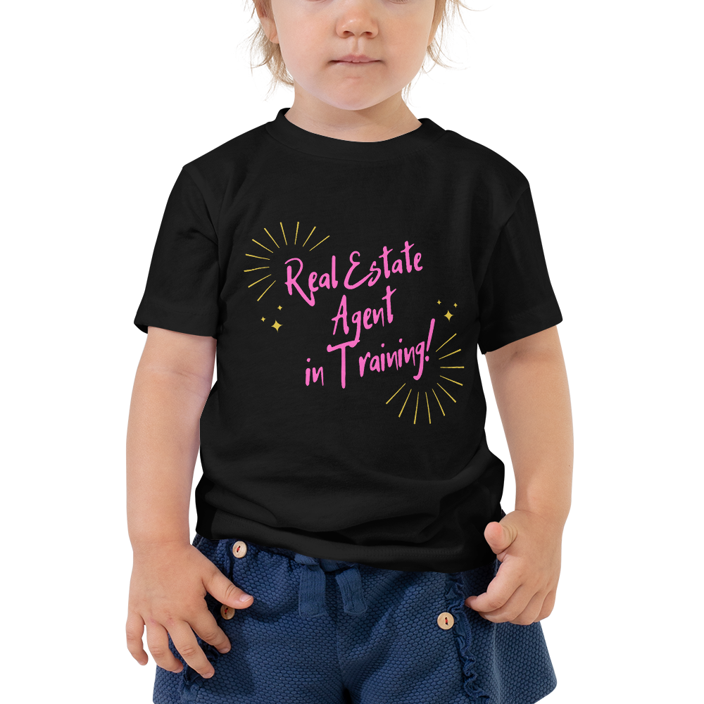 Real Estate Agent in Training Toddler Short Sleeve Tee