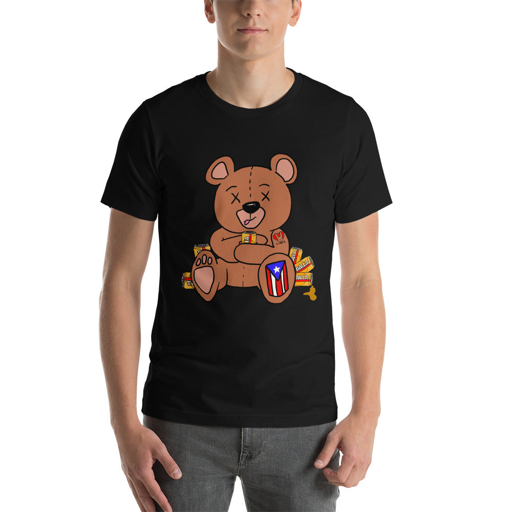 Drunk Teddy Short-Sleeve Unisex T-Shirt