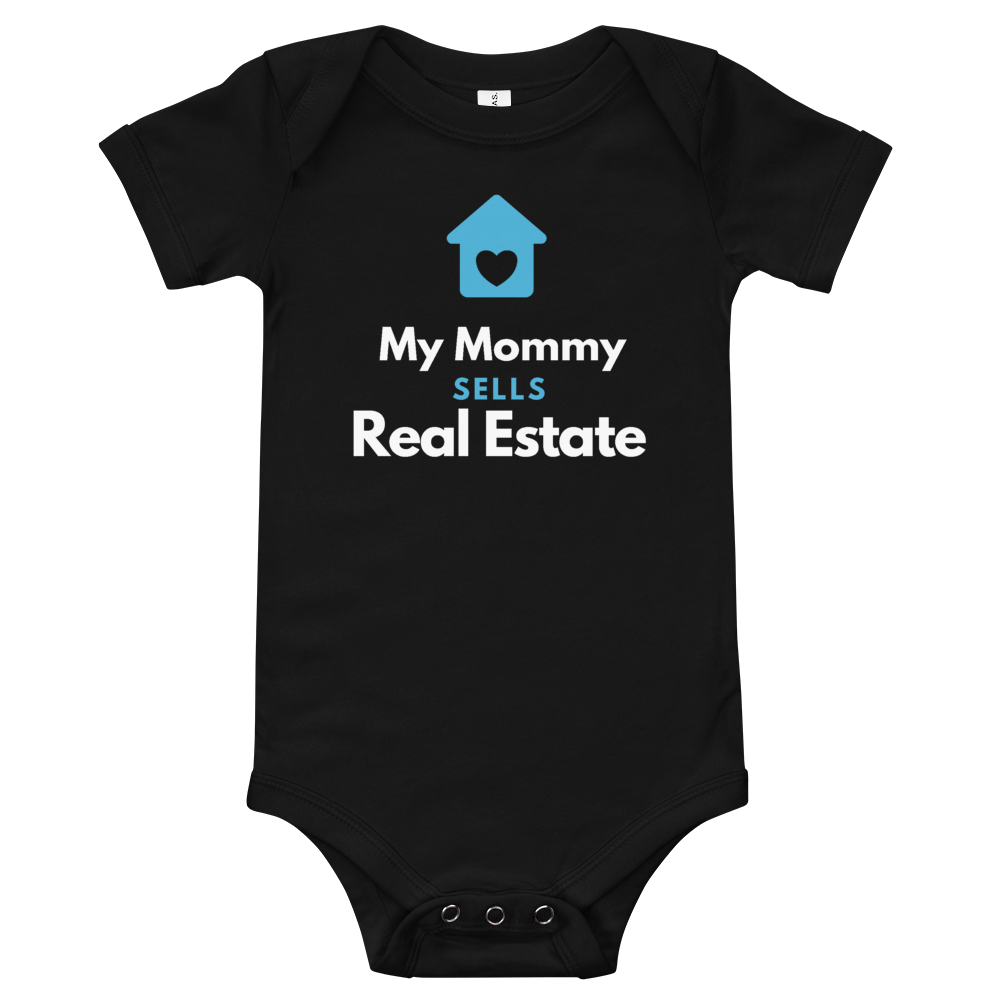 My mommy sells real estate Baby onsie