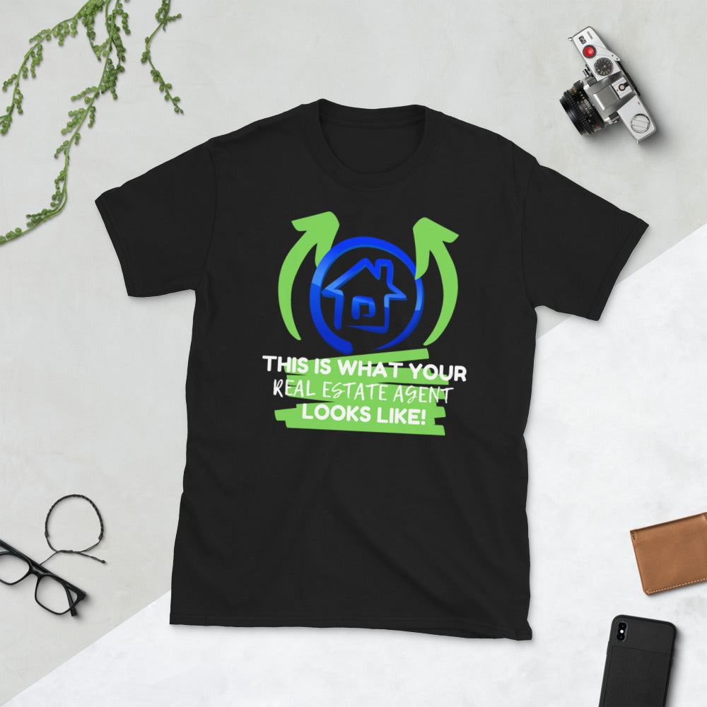 This is what your RE Agent looks like. Short-Sleeve Unisex T-Shirt