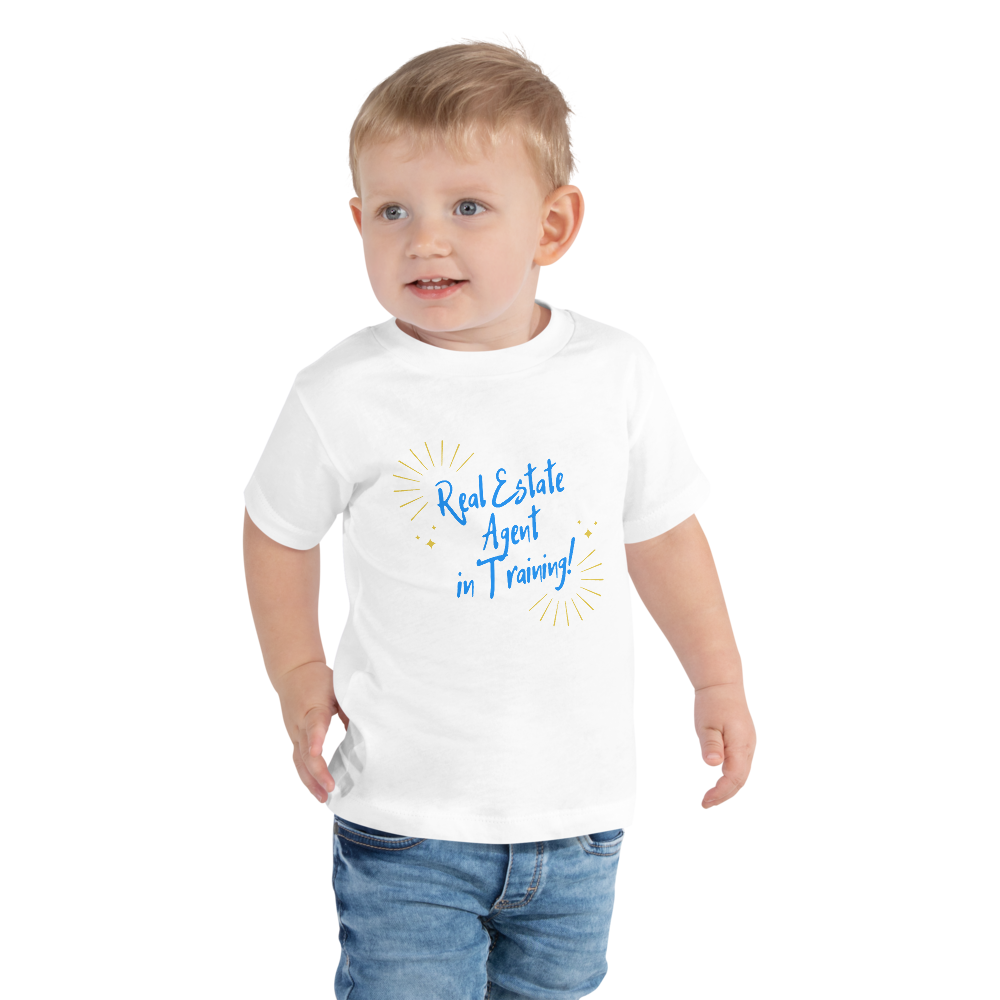 Real Estate Agent in Training (Blue) Toddler Short Sleeve Tee