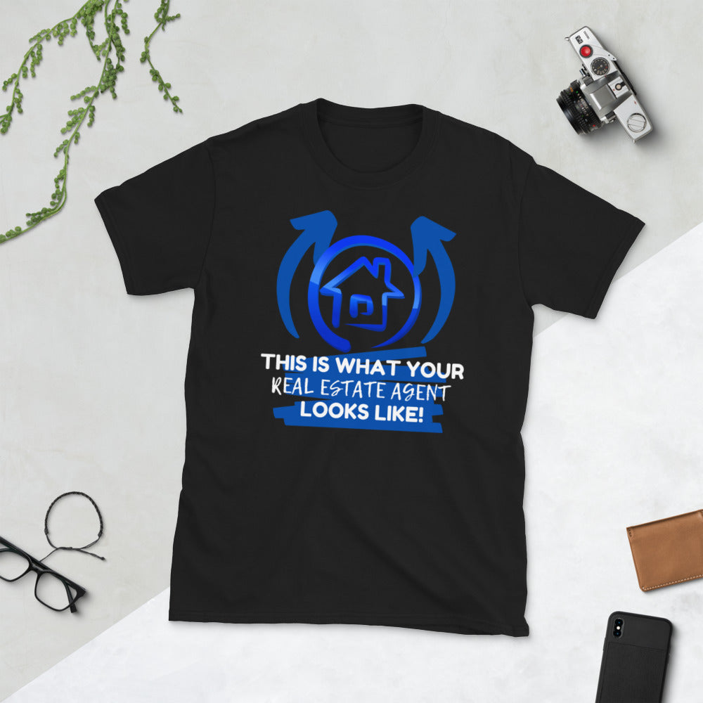 This is what your RE Agent looks like. Short-Sleeve Unisex T-Shirt