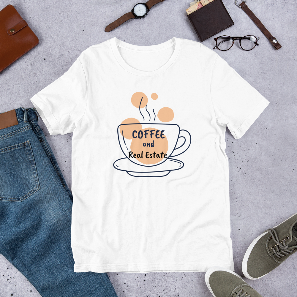 Coffee and Real Estate  Short-Sleeve Unisex T-Shirt