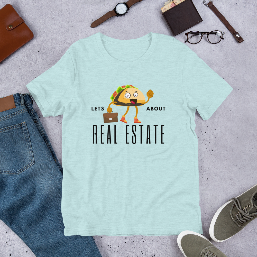 Short-Sleeve Unisex T-Shirt "Lets TACO about Real Estate" (Business Taco)