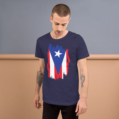PR Flag Short-Sleeve Unisex T-Shirt
