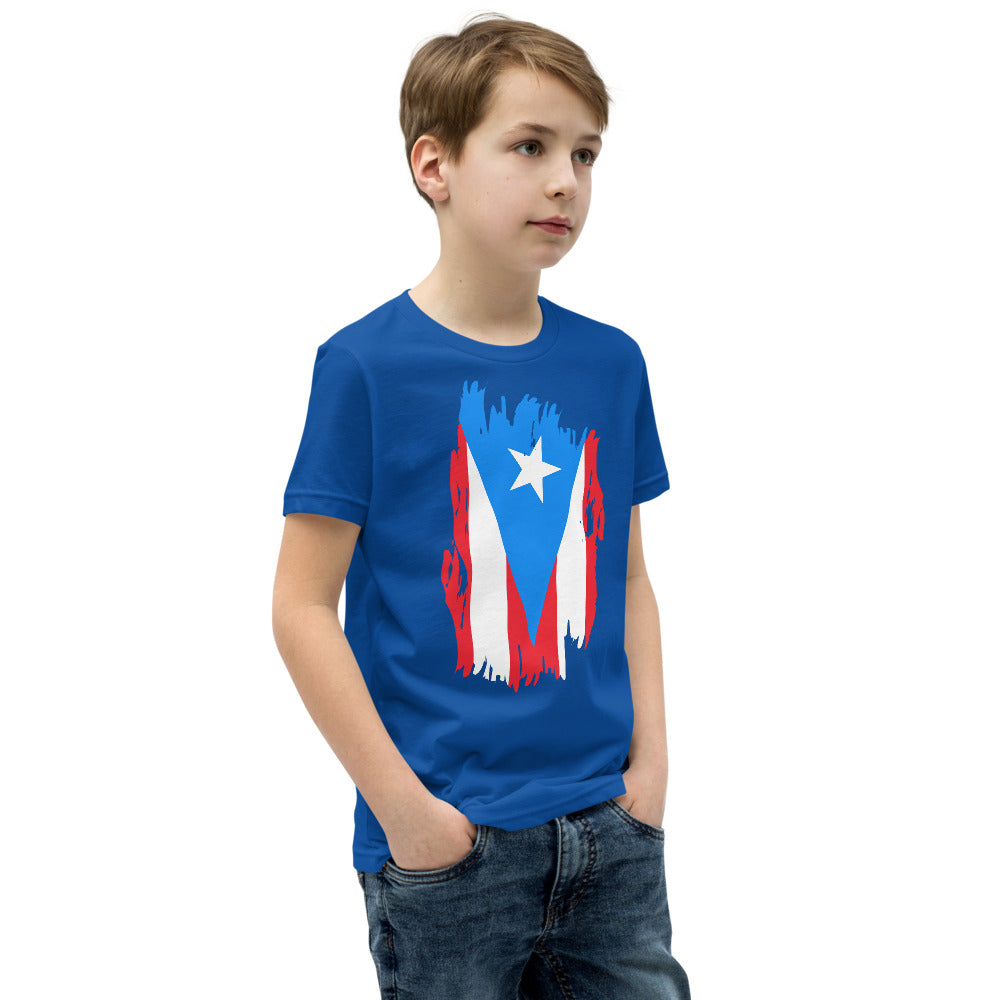 PR FLAG- Youth Short Sleeve T-Shirt (unisex)