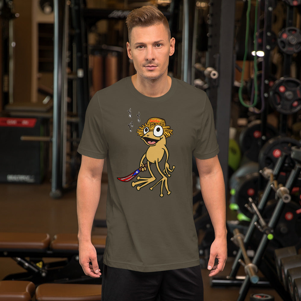 Coqui with PR Machete- Short-Sleeve Unisex T-Shirt