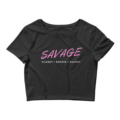 SAVAGE- Women’s Crop Tee