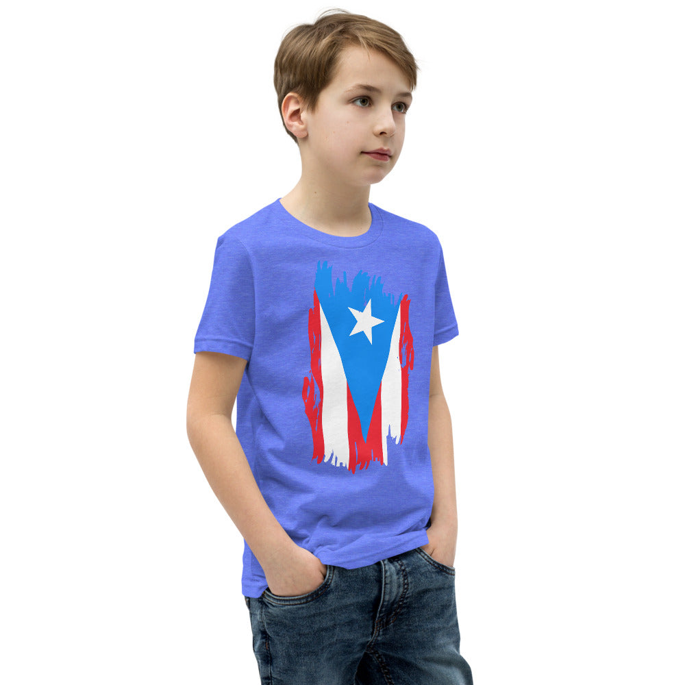 PR FLAG- Youth Short Sleeve T-Shirt (unisex)